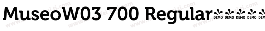 MuseoW03 700 Regular字体转换